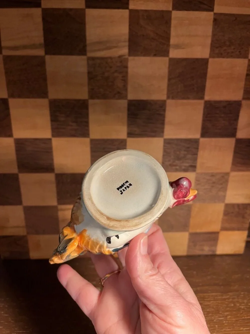 Vintage Chicken Planter Vase A546